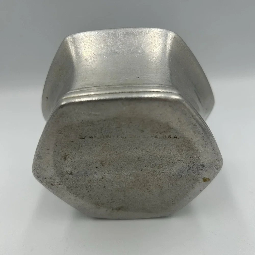 Wilton Columbia Vintage Pewter Creamer And‎ Sugar Bowl